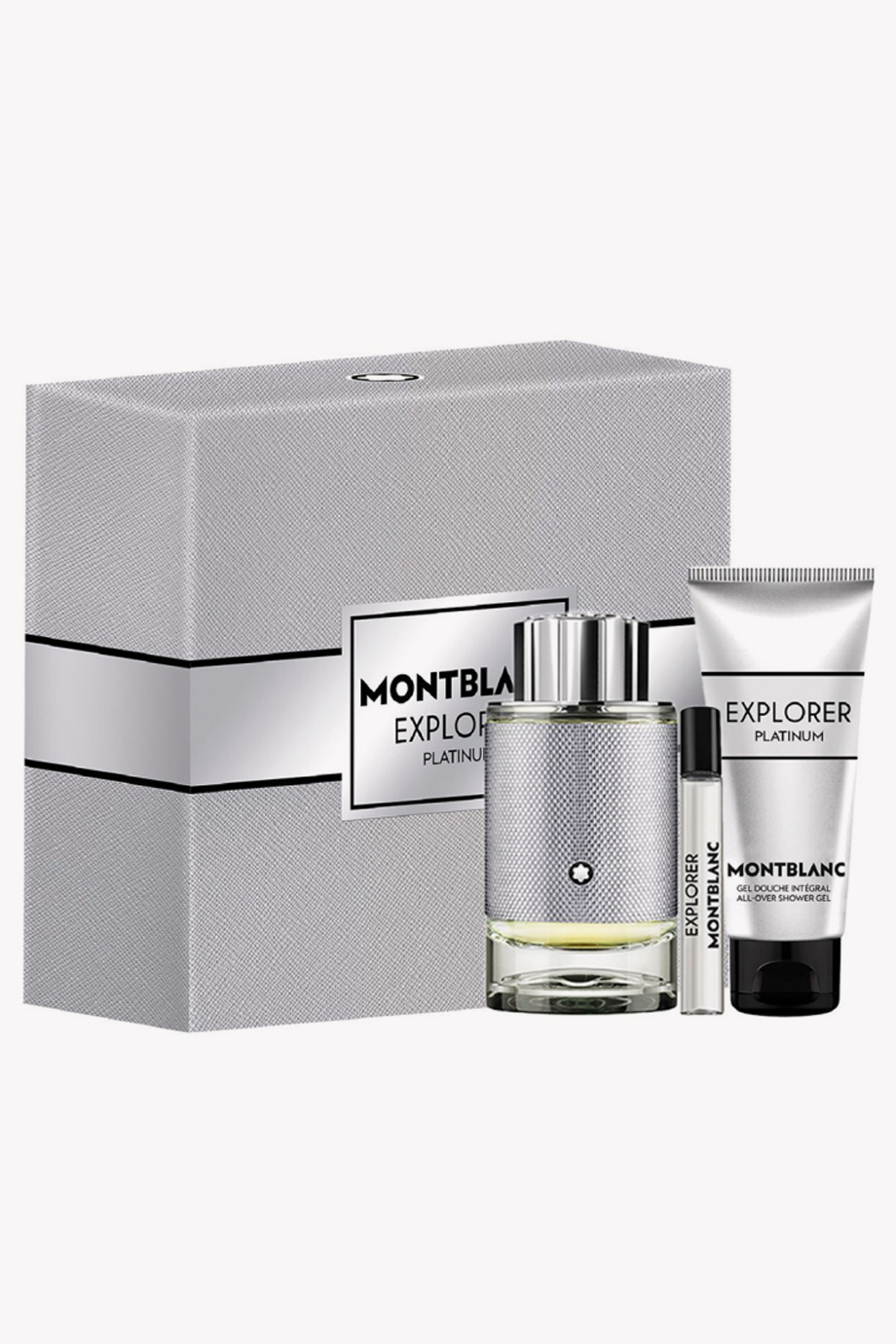 Picture of MONT BLANC EXPLORER PLATINUM MEN EAU DE PARFUM 100ML+MINI+S/G TRAVEL SET